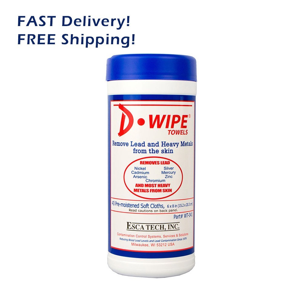 D-Lead D-WIPE Towels, Removes Lead, 150 count