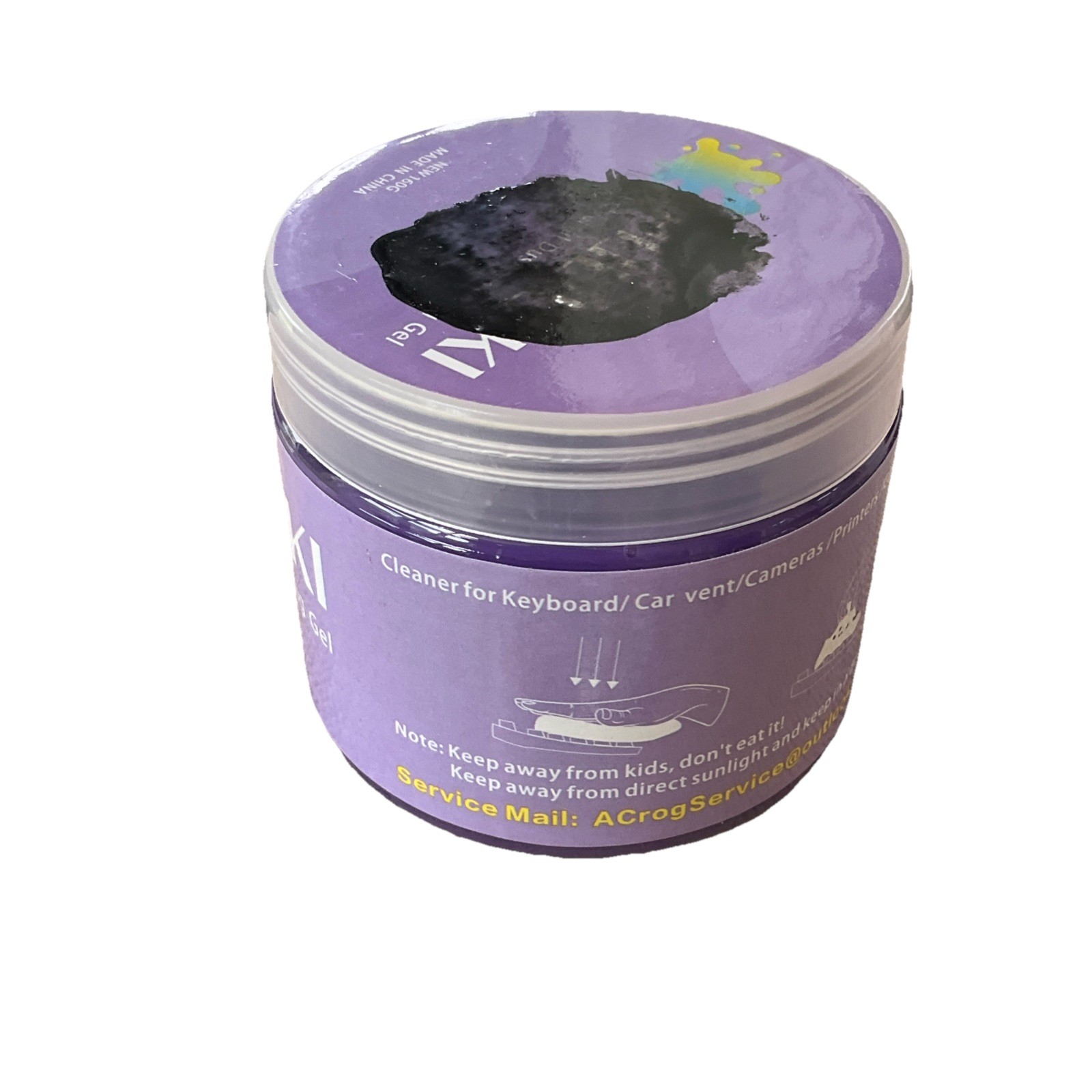 PULIDIKI Universal Dust Cleaning Gel Purple Cleaner for Car, PC, Laptop New