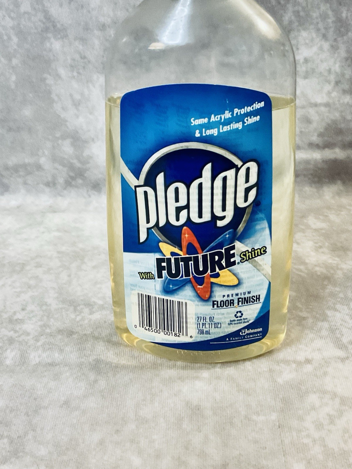 PLEDGE FUTURE SHINE PREMIUM FLOOR FINISH 27 FL OZ SC JOHNSON DISCONTINUED