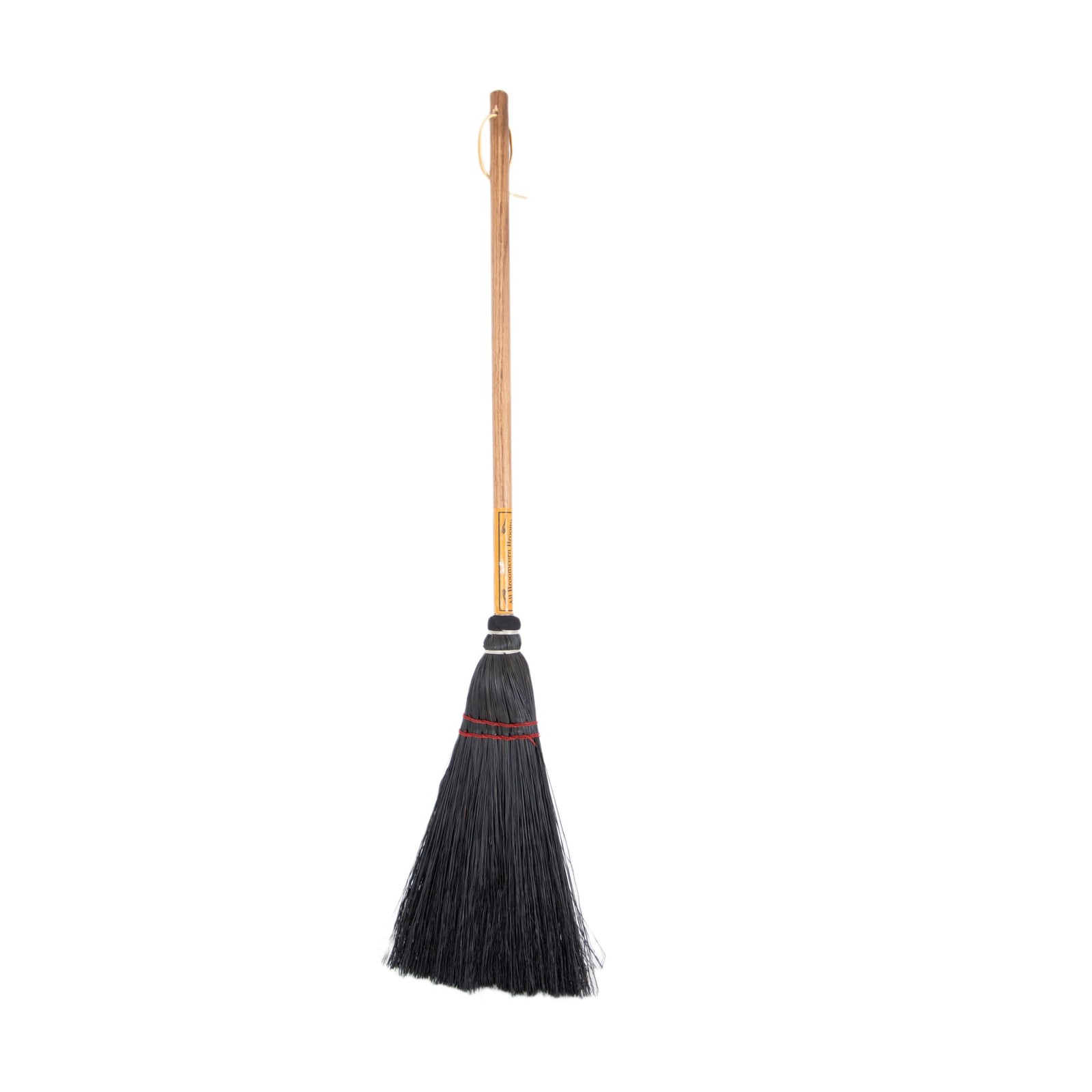 Lehman’s Amish Fireplace Broom, Durable 34 inch Oak Handle and Black Bristles