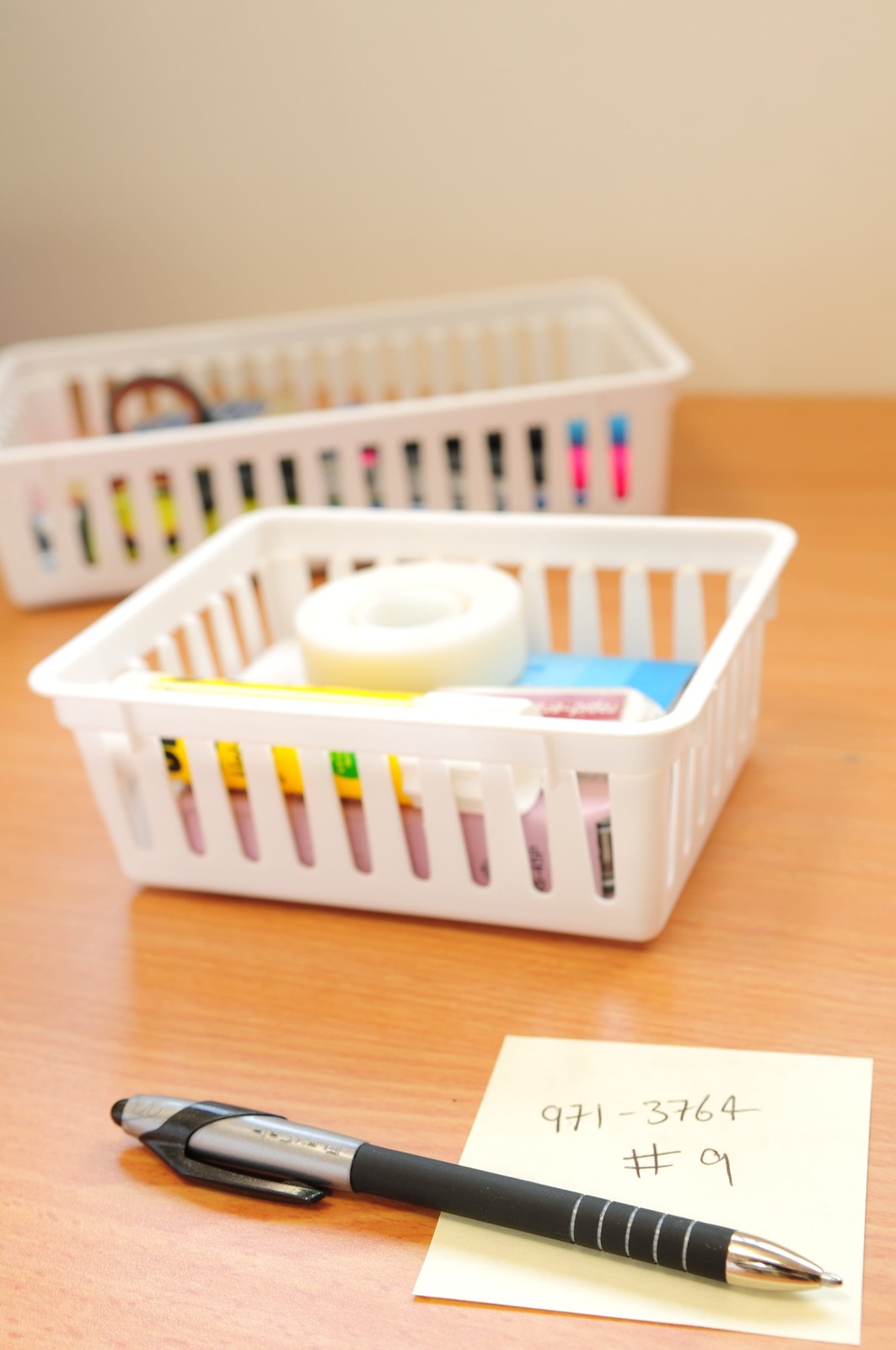 (6 Pack) Mainstays 3-Pack Square Mini Plastic Storage Tray Organizers, Stackable