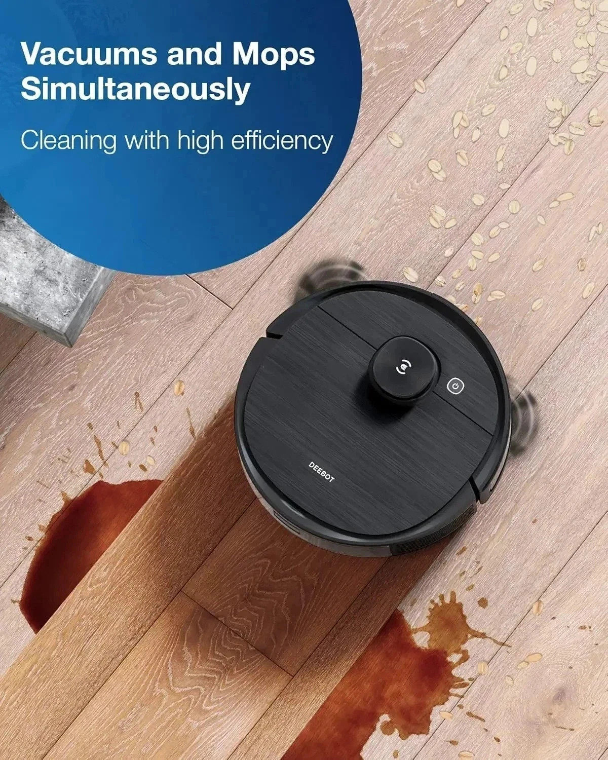 Ecovacs Deebot Ozmo T8 AIVI Robot Vacuum and Mop