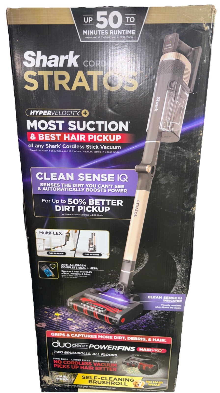 Shark IZ840H Stratos Cordless Vacuum With clean Sense – New