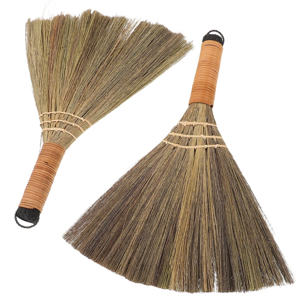 2 Pcs Broom for Sofa House Brush Chinese Brooms Sweeping Indoor Dust