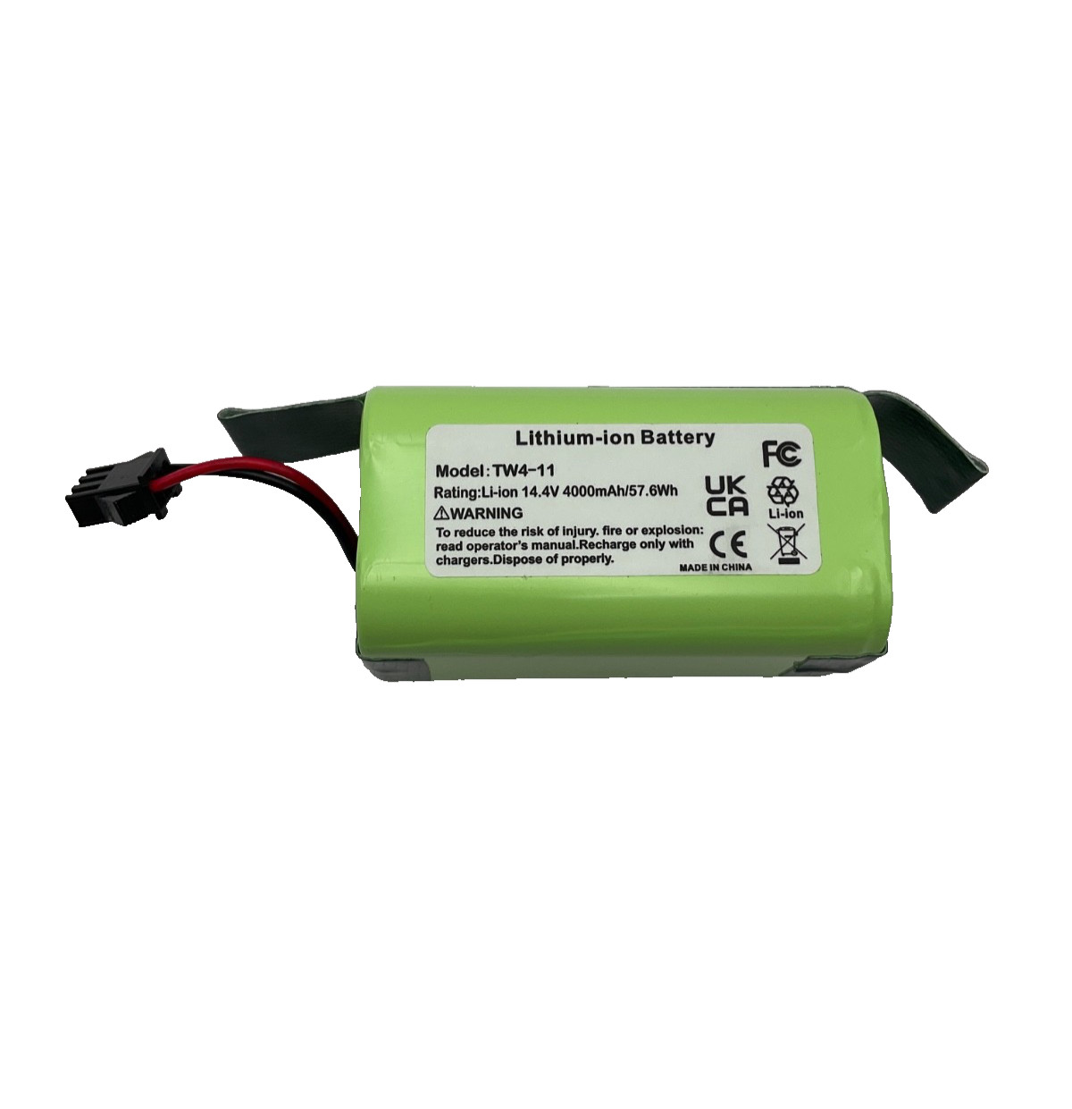 TW4-11 Battery For Ecovacs Deebot N79 N79S N622 DN621 Cordless 4.0Ah Replacement