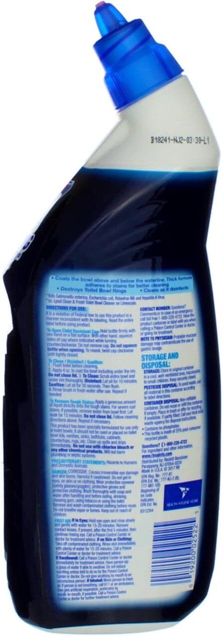 Lysol Power Toilet Bowl Cleaner 24 Oz 2-Pack 48 Oz