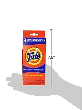 Tide Liquid Detergent 48 Fl Oz Original Scent Travel Size Pack of 1
