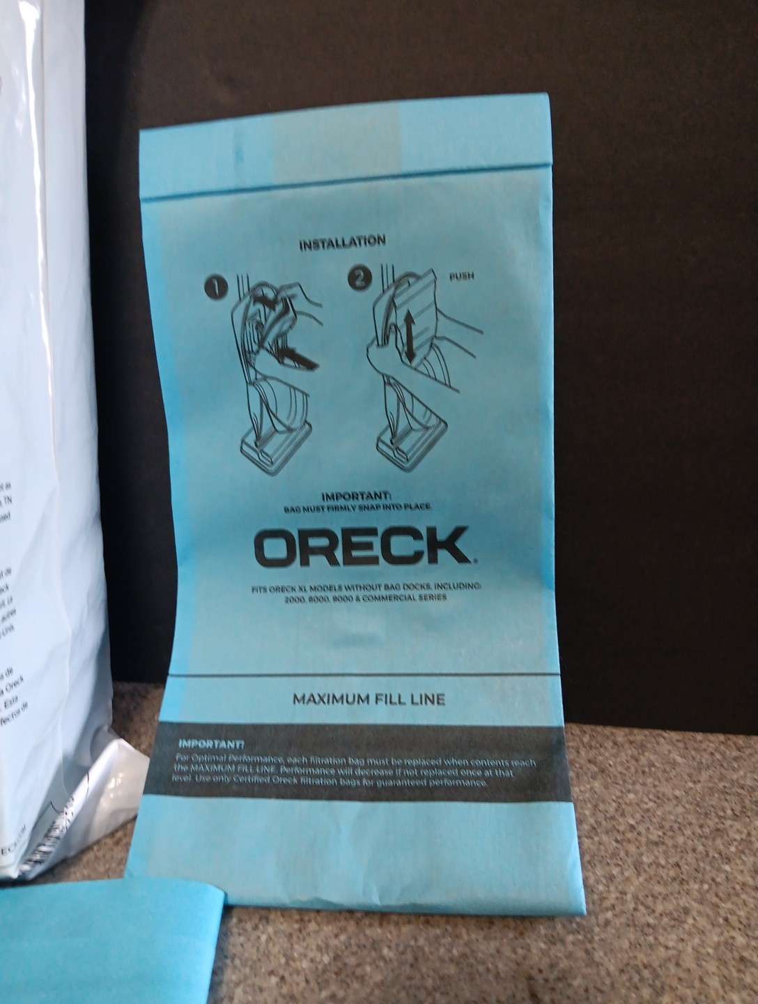 10 pcs Oreck High Density Filter Bags Type , Uprights see pictures