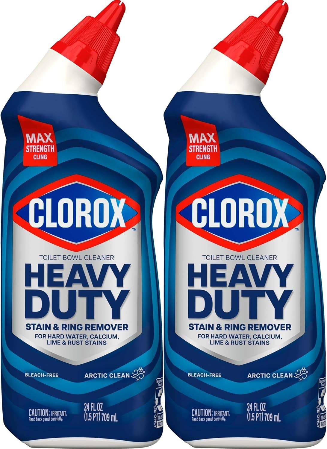 Max Strength Toilet Bowl Cleaner – Bleach-Free, 24 Fl Oz., Pack of 2, Deodorizes