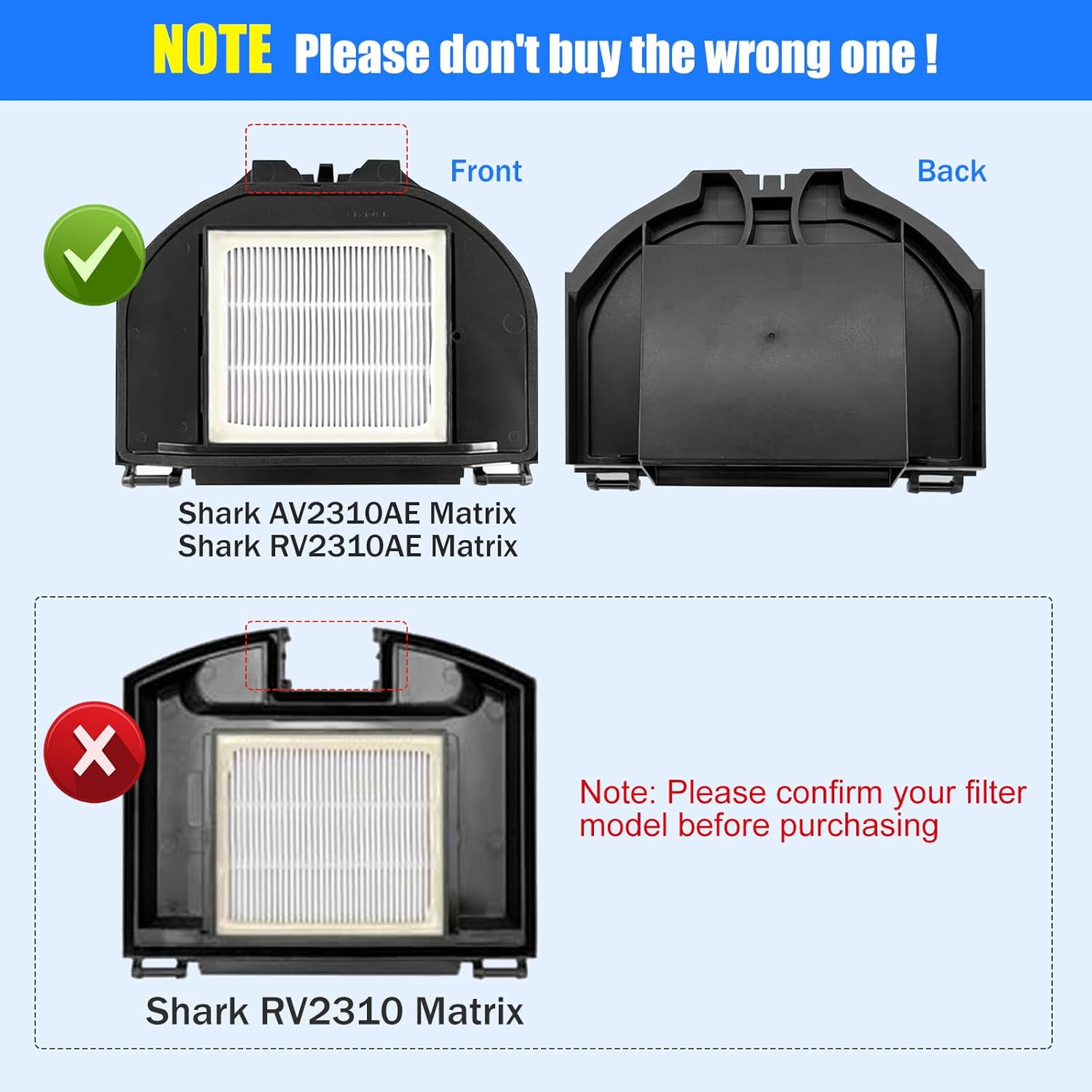 Side Brush Shark Matrix Robot for Shark AV2310AE/RV2320S/RV2300S/UR2350AE/UR2360