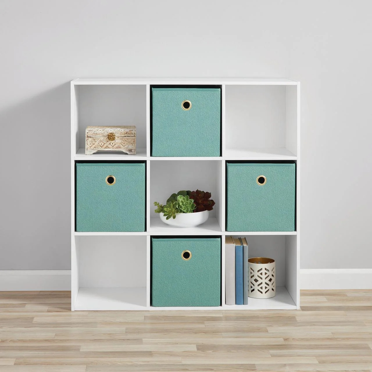 Mainstays White 9 Cube Modular Storage Organizer