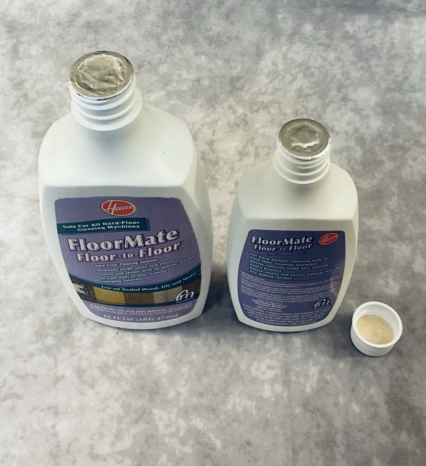 HOOVER FLOOR MATE FLOOR-TO-FLOOR HARD FLOOR CLEANING SOLUTION 8 FL OZ & 16 FL OZ