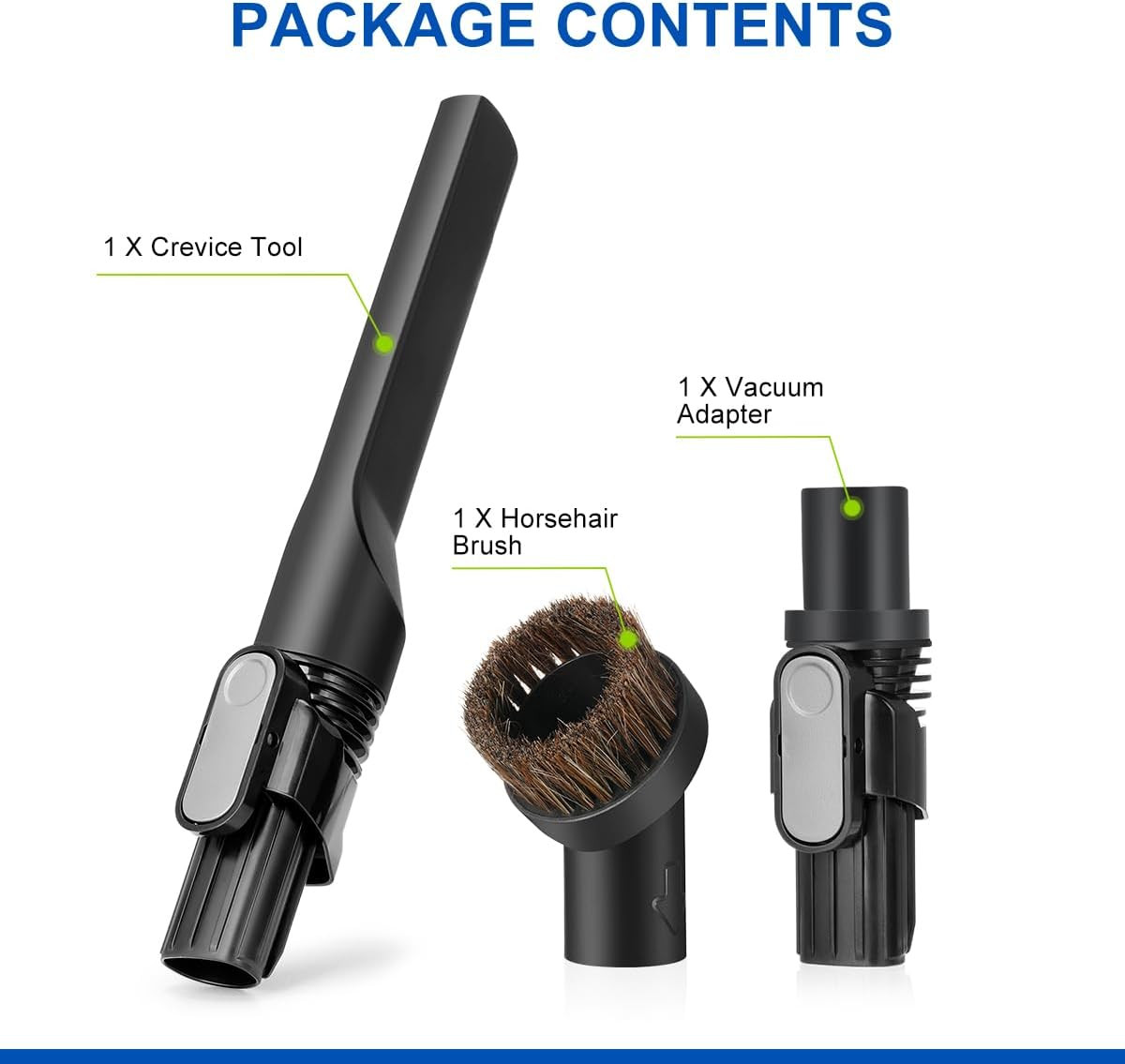 Crevice Tool Vacuum Attachments Compatible with Shark IX141 IZ363HT IZ362H IZ363