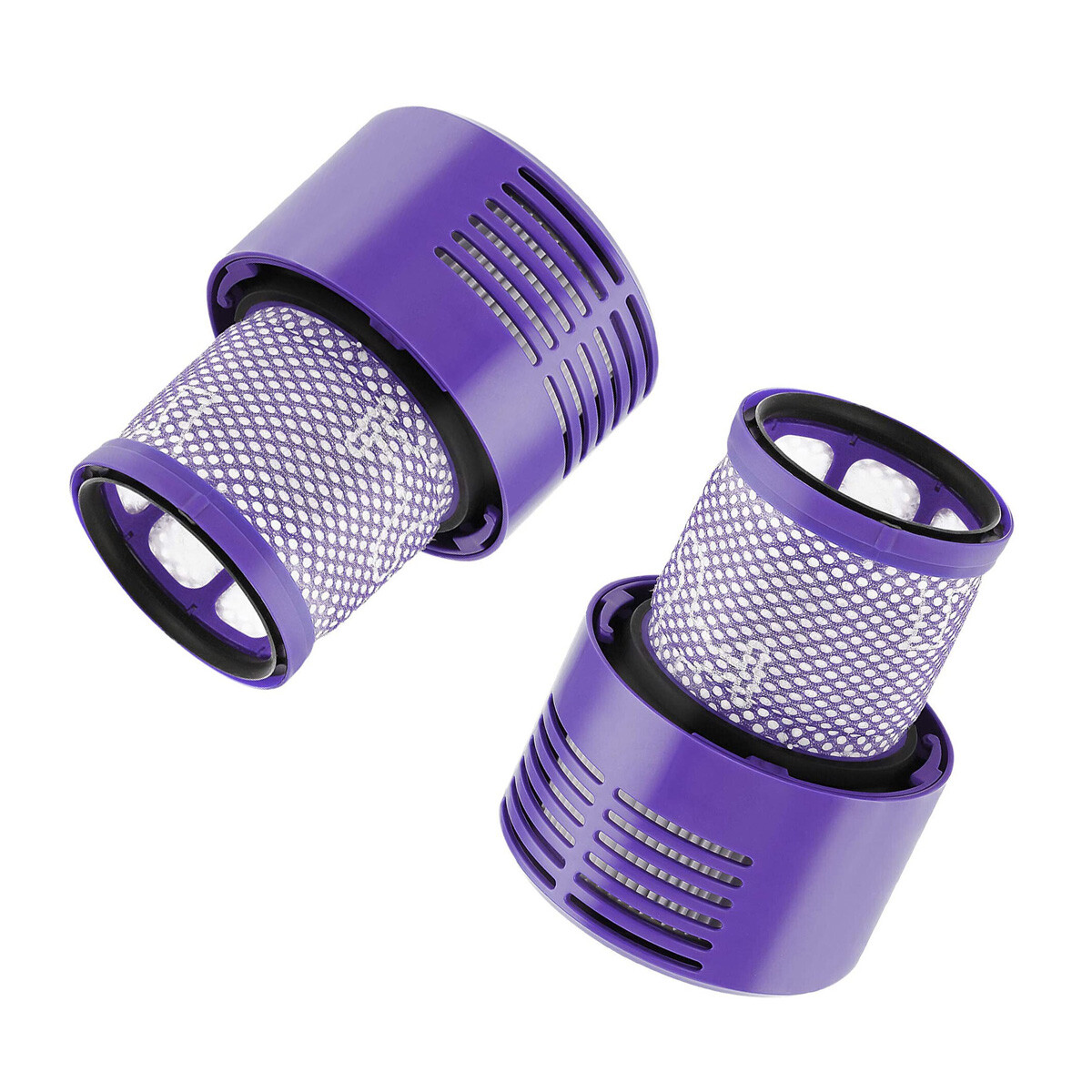 2-Pack HEPA Replacement V10 Filter for Dyson V10 SV12 Part No. 969082-01