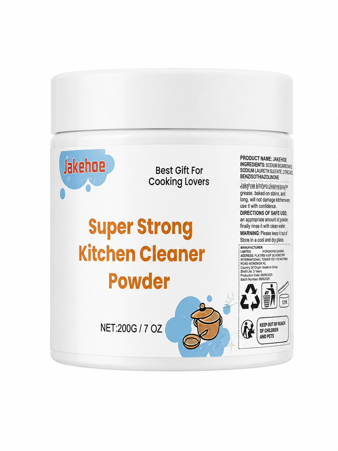 2 Pack Bundle Super Strong Kitchen Cleaner Powder – All Types of Surfaces