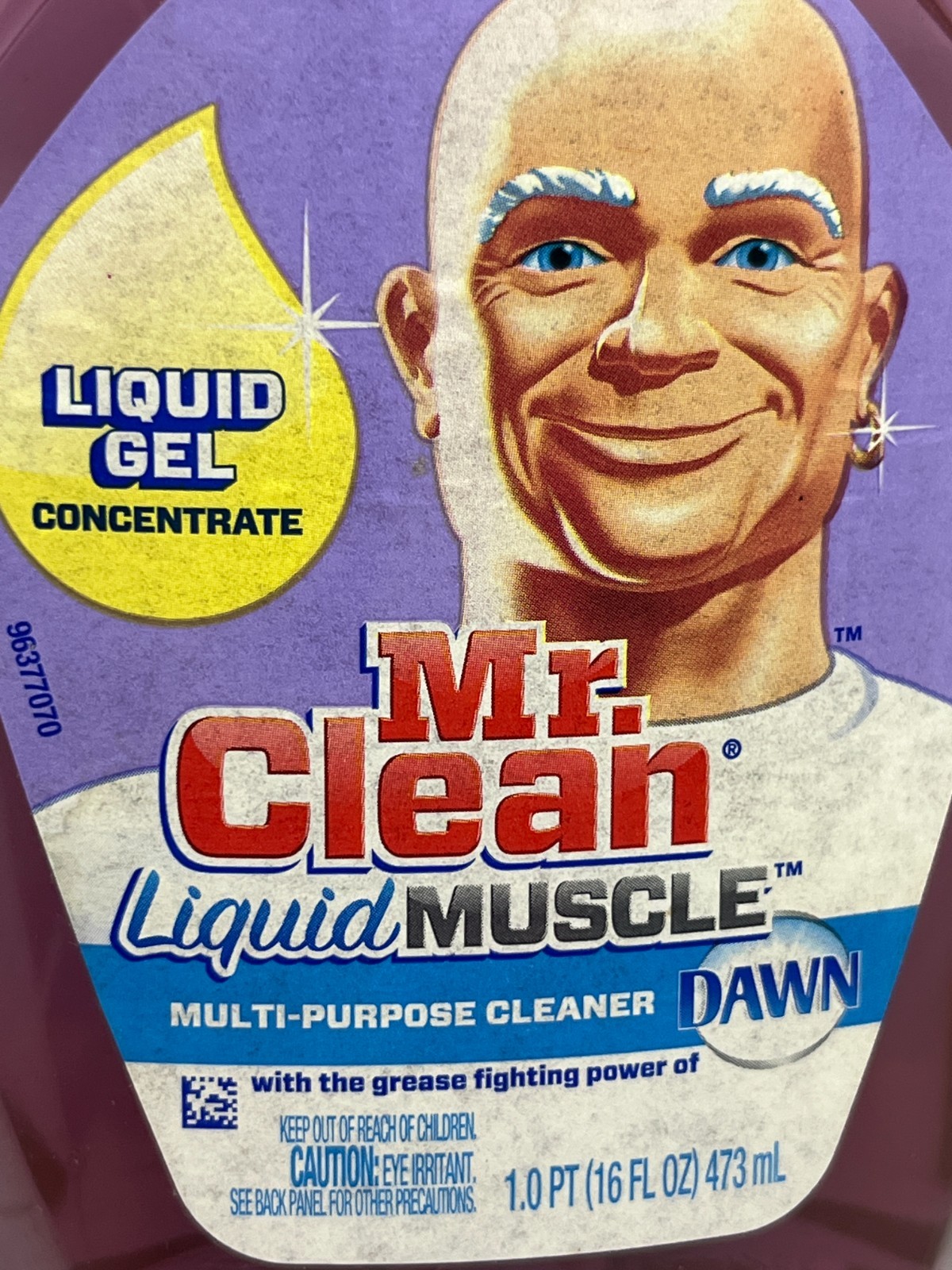 Mr Clean Liquid Muscle Multi Purpose Cleaner Liquid Gel Concentrate, 16 fl oz