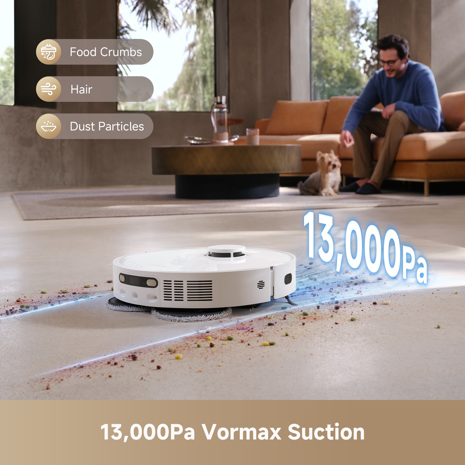DREAME L40s Ultra CE White Robot Vacuum Mop 13kPa Suction｜Certified Refurbished