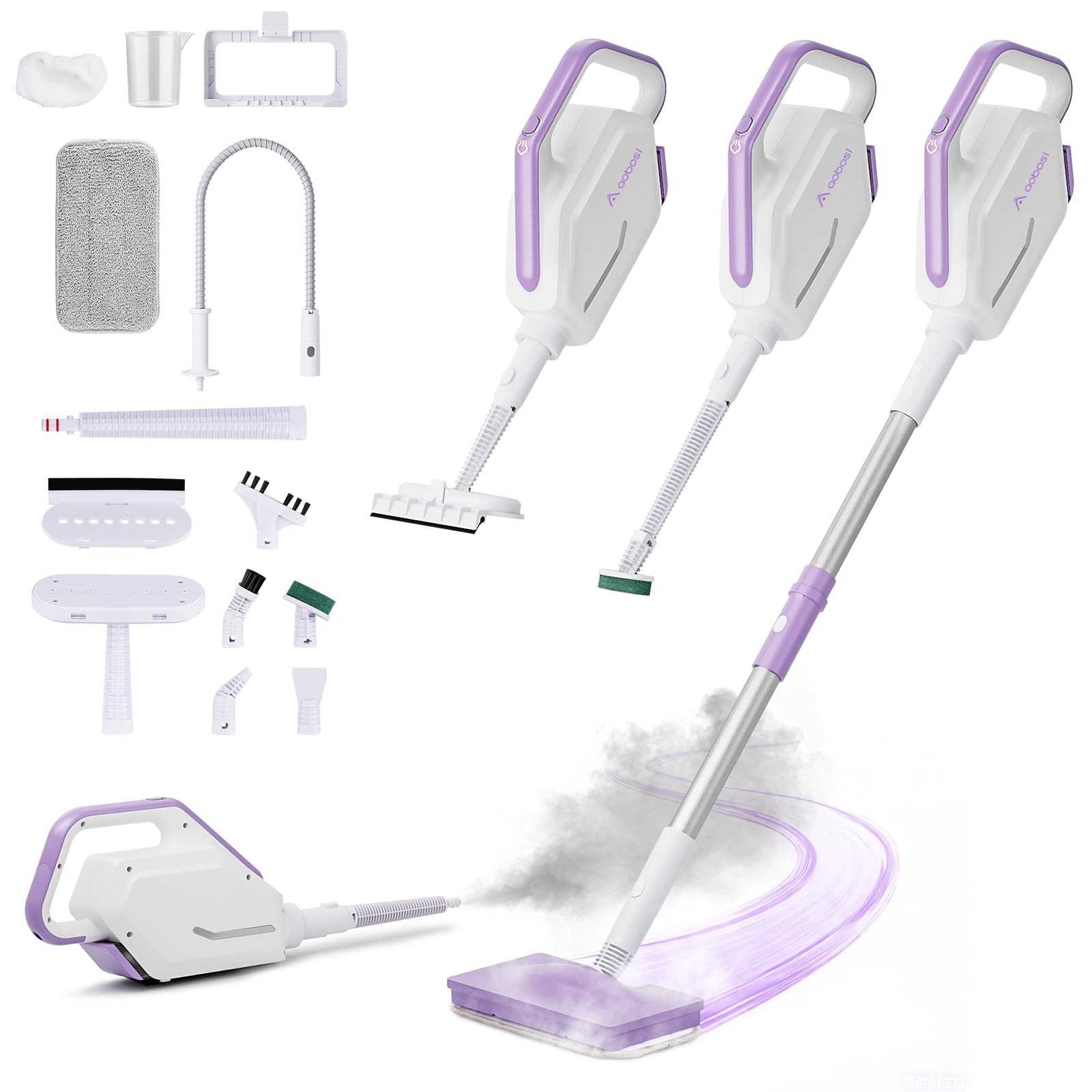 purpose – AAOBOSI Steam Mop Detachable Handheld Steamer 350ml Tank 11 Multi