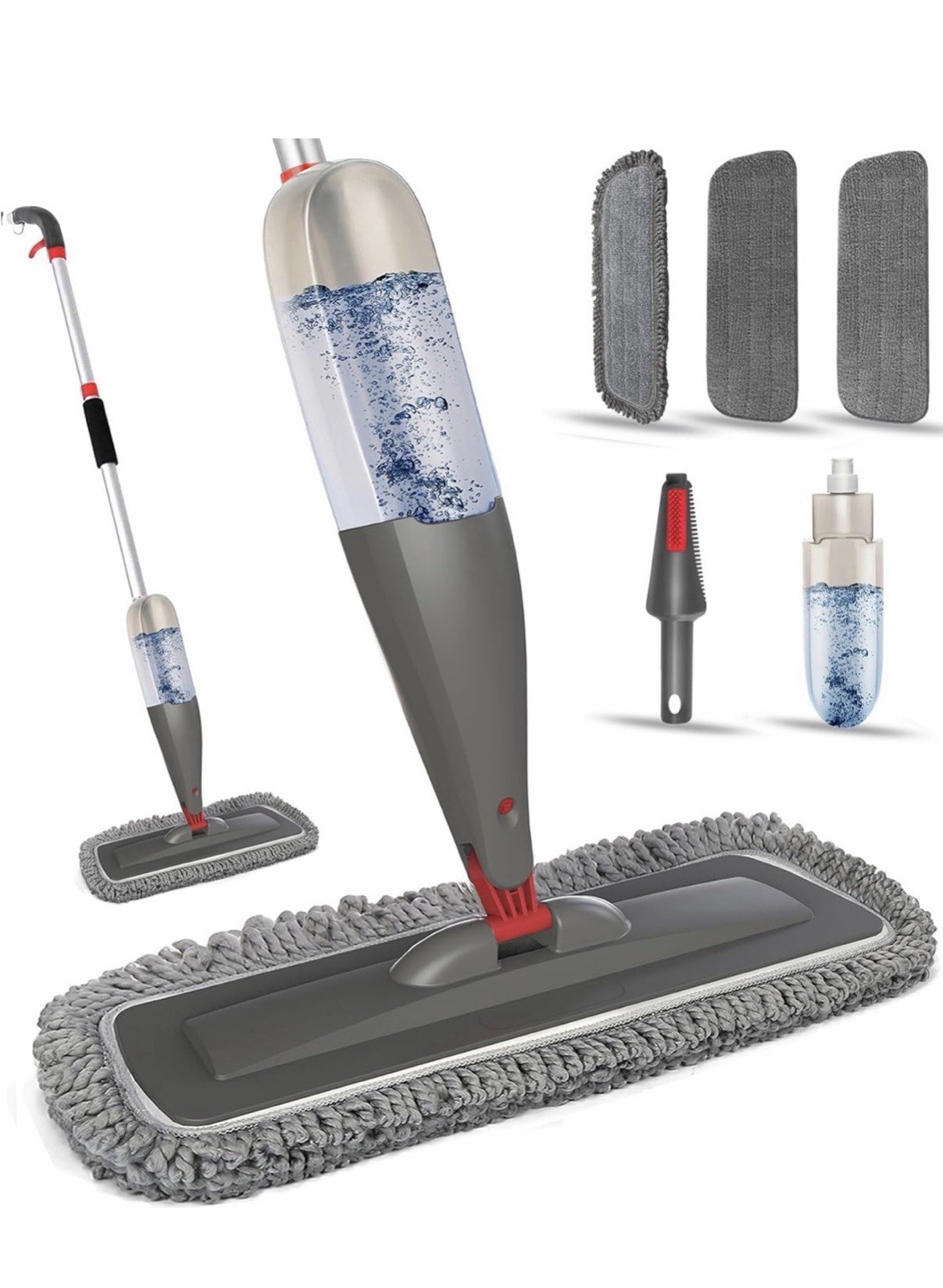 Spray Mop for Floor Cleaning with Washable Pads