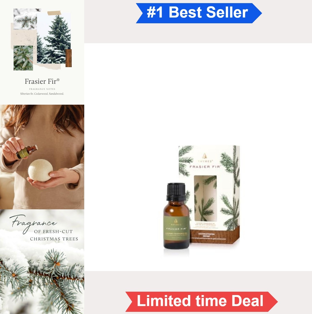 Laundry Fragrance Oil 0.5 fl oz Frasier Fir Scent Dryer Booster Bottle