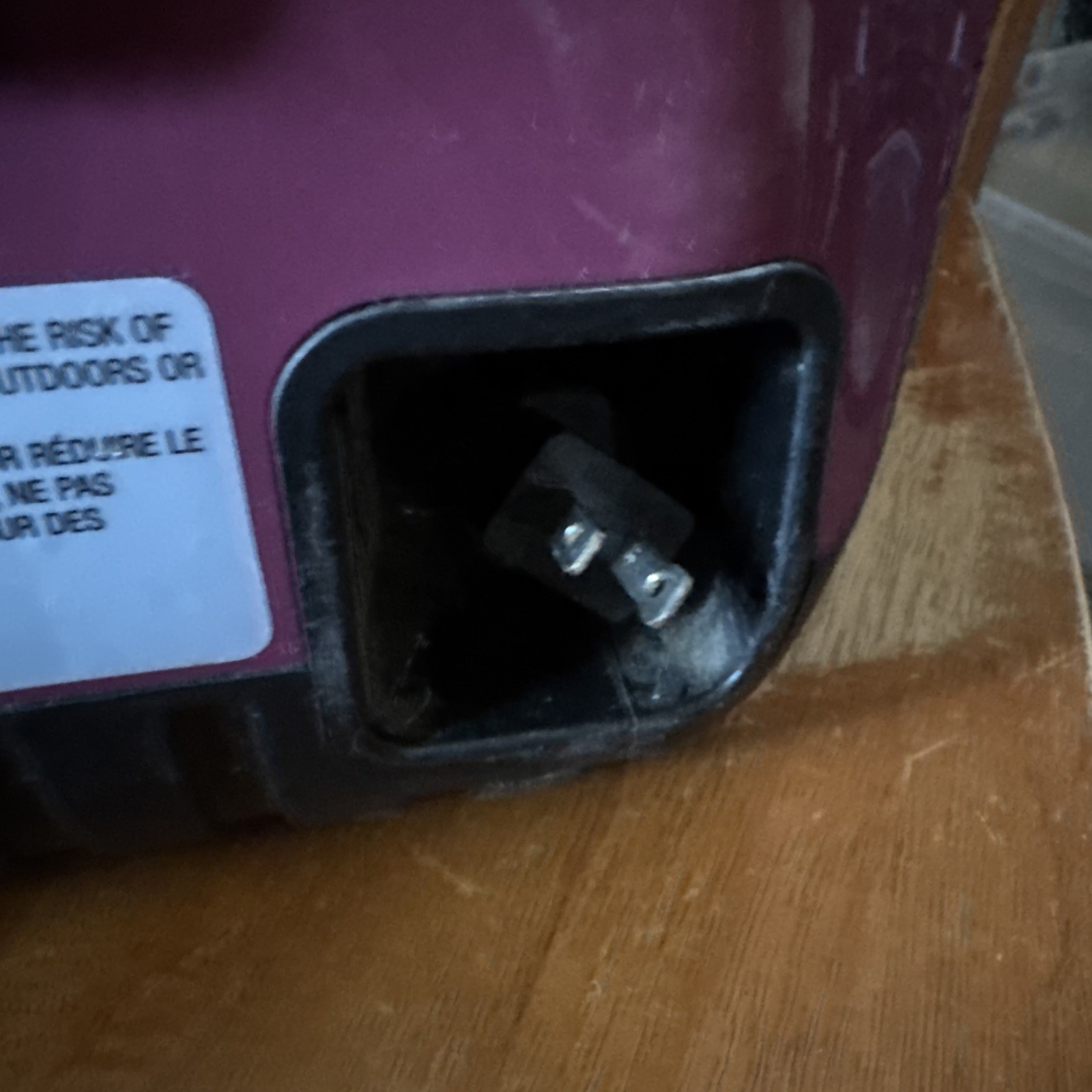 Bissell Zing Bagged Canister Vacuum Purple 2154A Lightweight Compact Cleaner