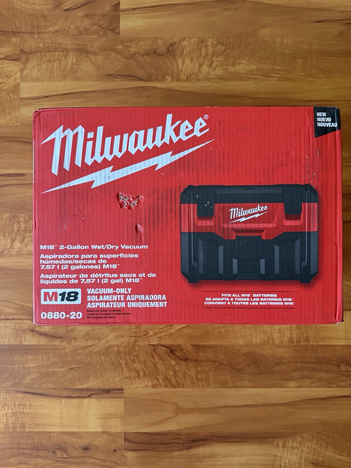 Milwaukee 0880-20 M18V Wet/Dry Vacuum 2 Gallon Cordless ⚡️FAST/FREE SHIP⚡️