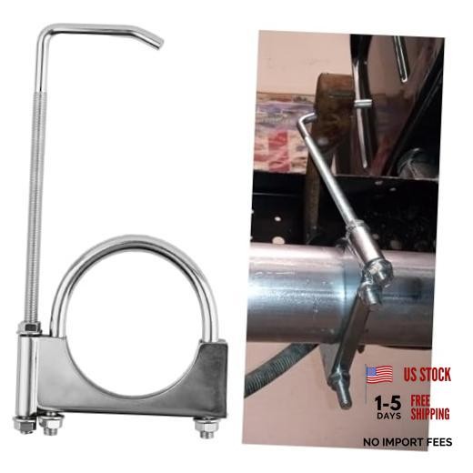 2.25 Inch Exhaust Hangers,Heavy Duty Adjustable 2.25 Exhaust Clamp with 2.25in