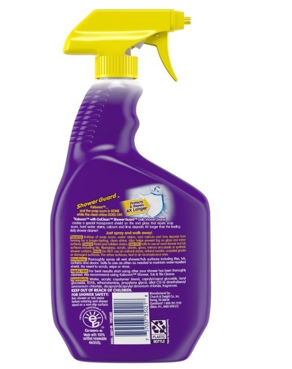 OxiClean Shower Guard 30oz – Easy Spray Cleaner for All Bathroom Surfaces