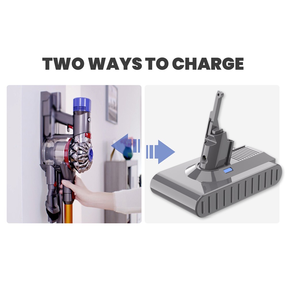 21.6V 9500mAh Replacement Battery for Dyson V8 Animal V8 Absolute SV10 Fluffy