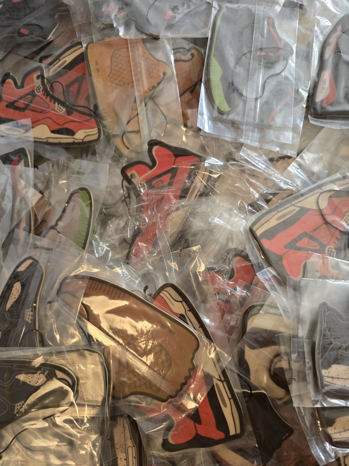 *Mix Lot Of 100* Nike Shoe Car Air Freshener SEE DESCRIPTION
