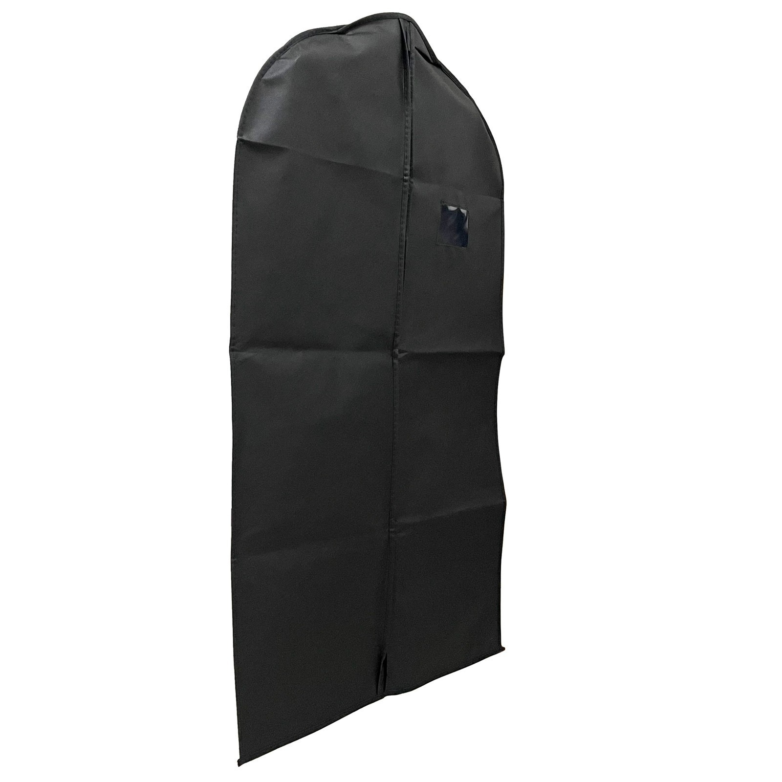 1 PCS Clothes Garment Dustproof Cover Suit Coat Dress Hanging Storage Bag Black