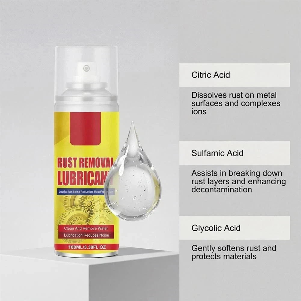 100ml Rust Removal Lubricant Spray New Anti-Rust Lubricant Spray & Rust Remover