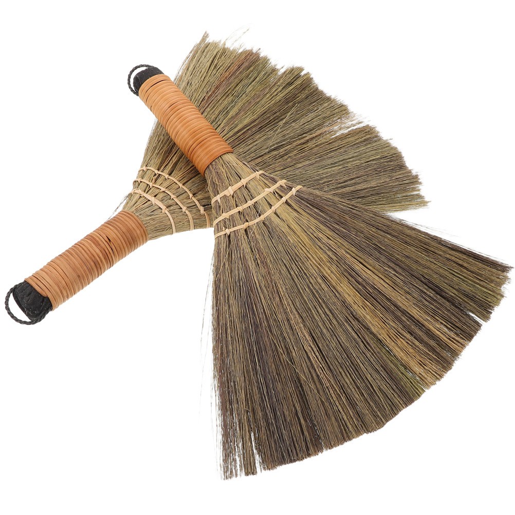 2 Pcs Broom for Sofa House Brush Chinese Brooms Sweeping Indoor Dust