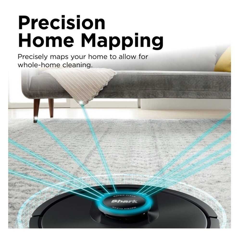Shark Matrix Plus 2-in-1 Robot Vacuum & Mop with 30 Day Dock NEW Precision Map