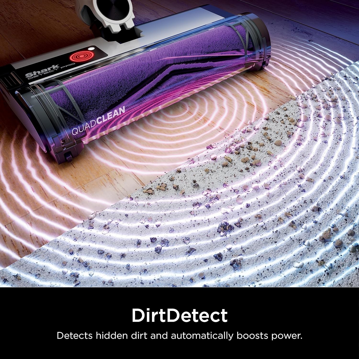 Shark R-IW3511 DirtDetect Pro Cordless Stick Vacuum, White/Brass – Certified