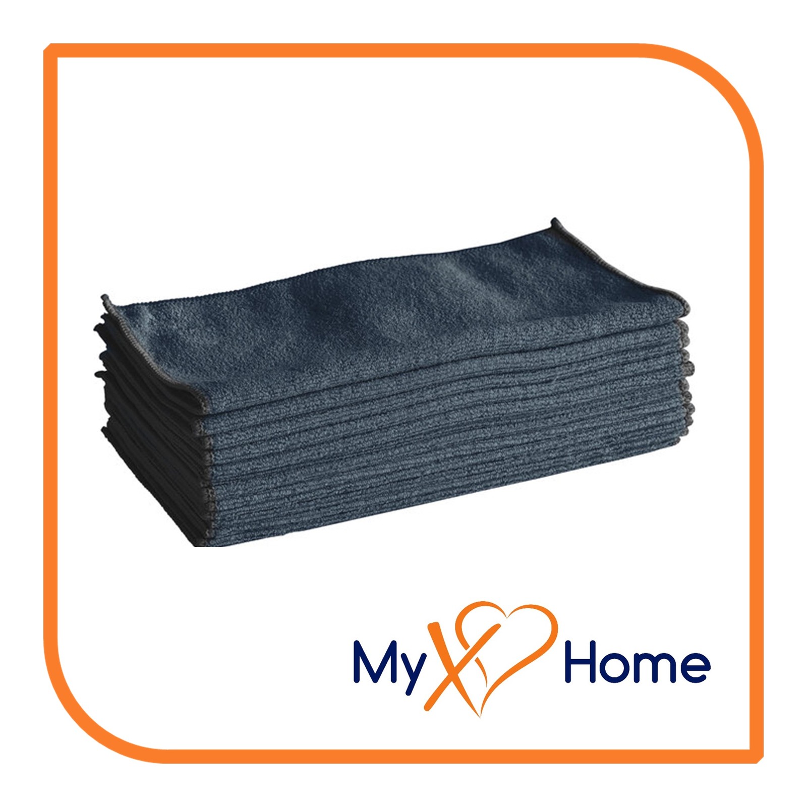 12 x 12 Black Microfiber Towel(s) by MyXOHome