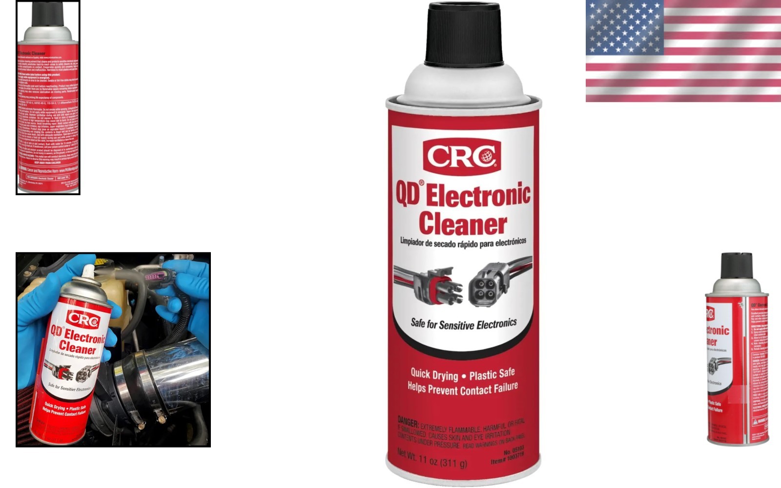 Electronic Contact Cleaner Spray Best Quick Drying Fix CRC QD Corrosion Debris11