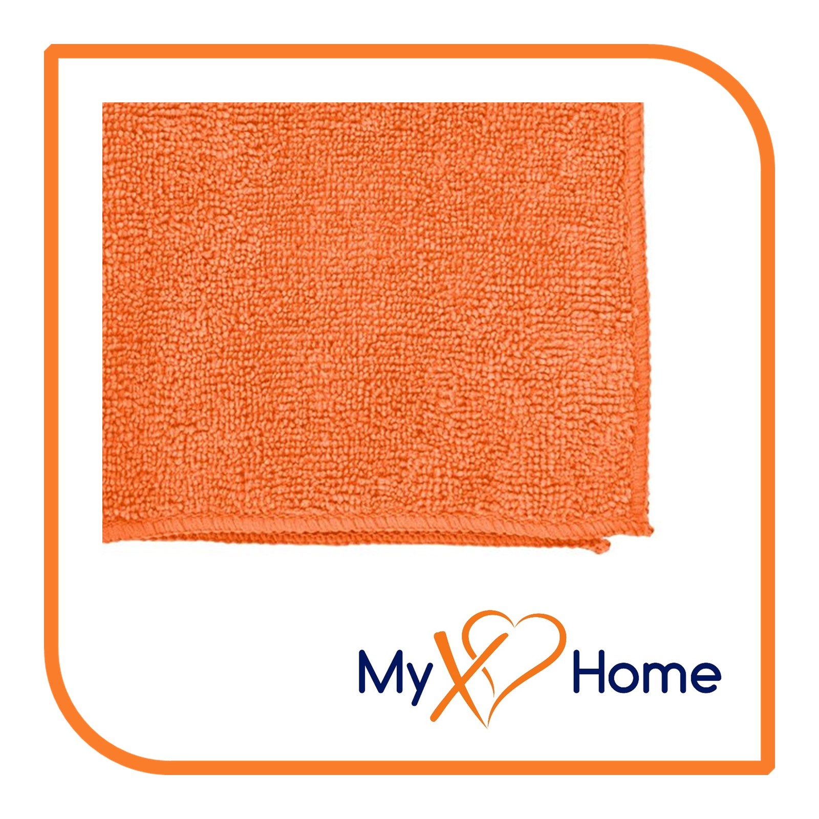12 x 12 Orange Microfiber Towel(s) by MyXOHome