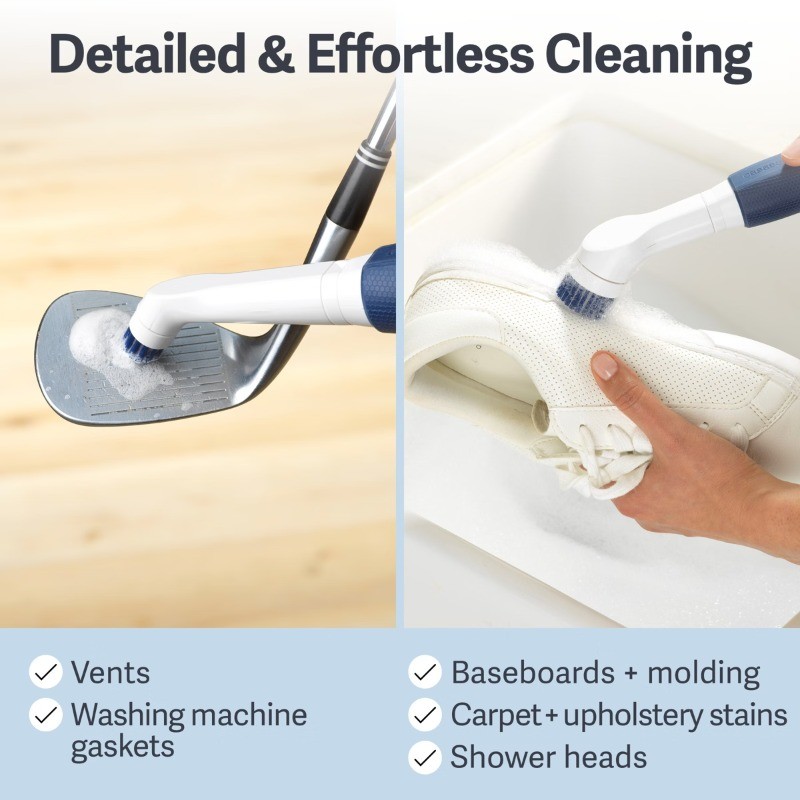 Casabella Power Spin Detail Grout Scrubber Cleaner