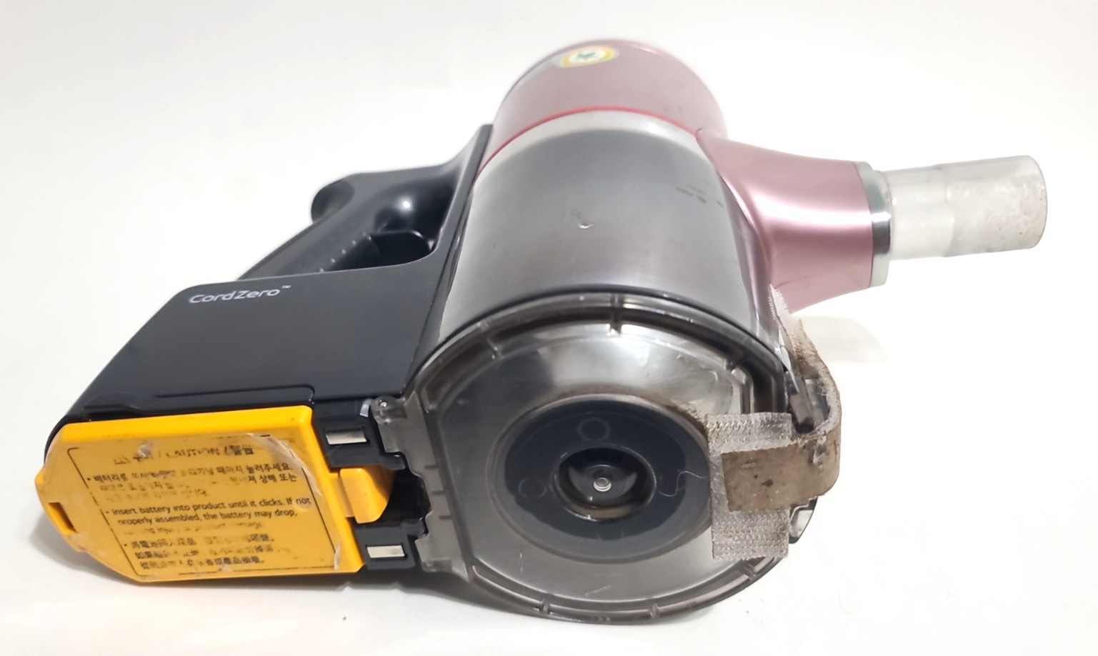 LG A912PM Motor Head with Battery, Pink, CordZero Vacuum – FOR PARTS OR REPAIR
