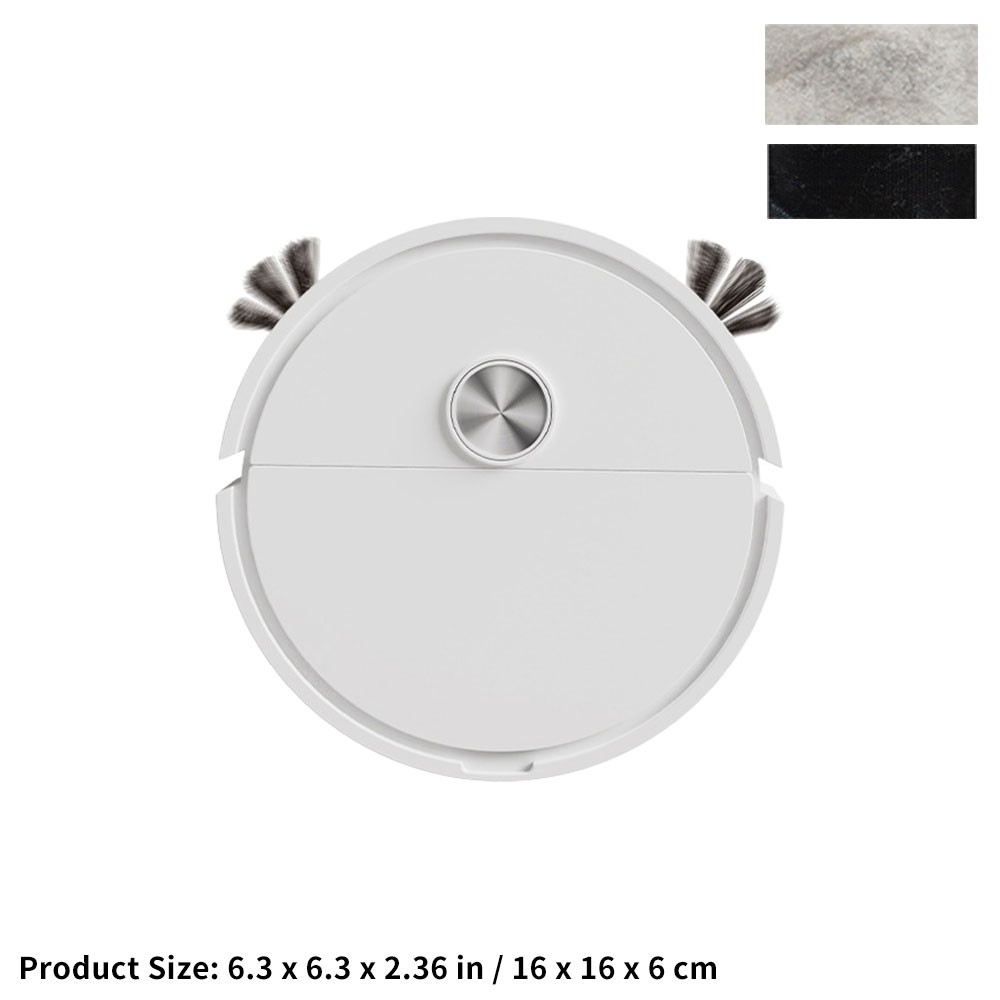 Mini Robot Vacuum,3 in 1 Rechargeable Automatic Avoidance Smart Sweeping Robot