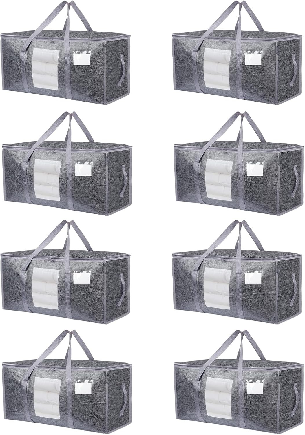 12 Pack Extra Large Moving Bags Heavy Duty 180GSM,130LBS 100L Totes
