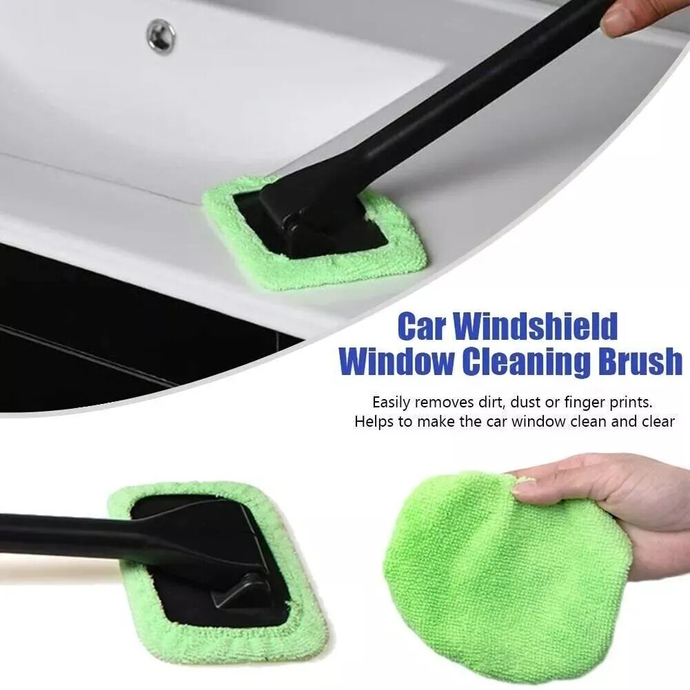 3 Pack Window Windshield Cleaning Tool Car Wiper Cleaner Glass Brush Easy to Use