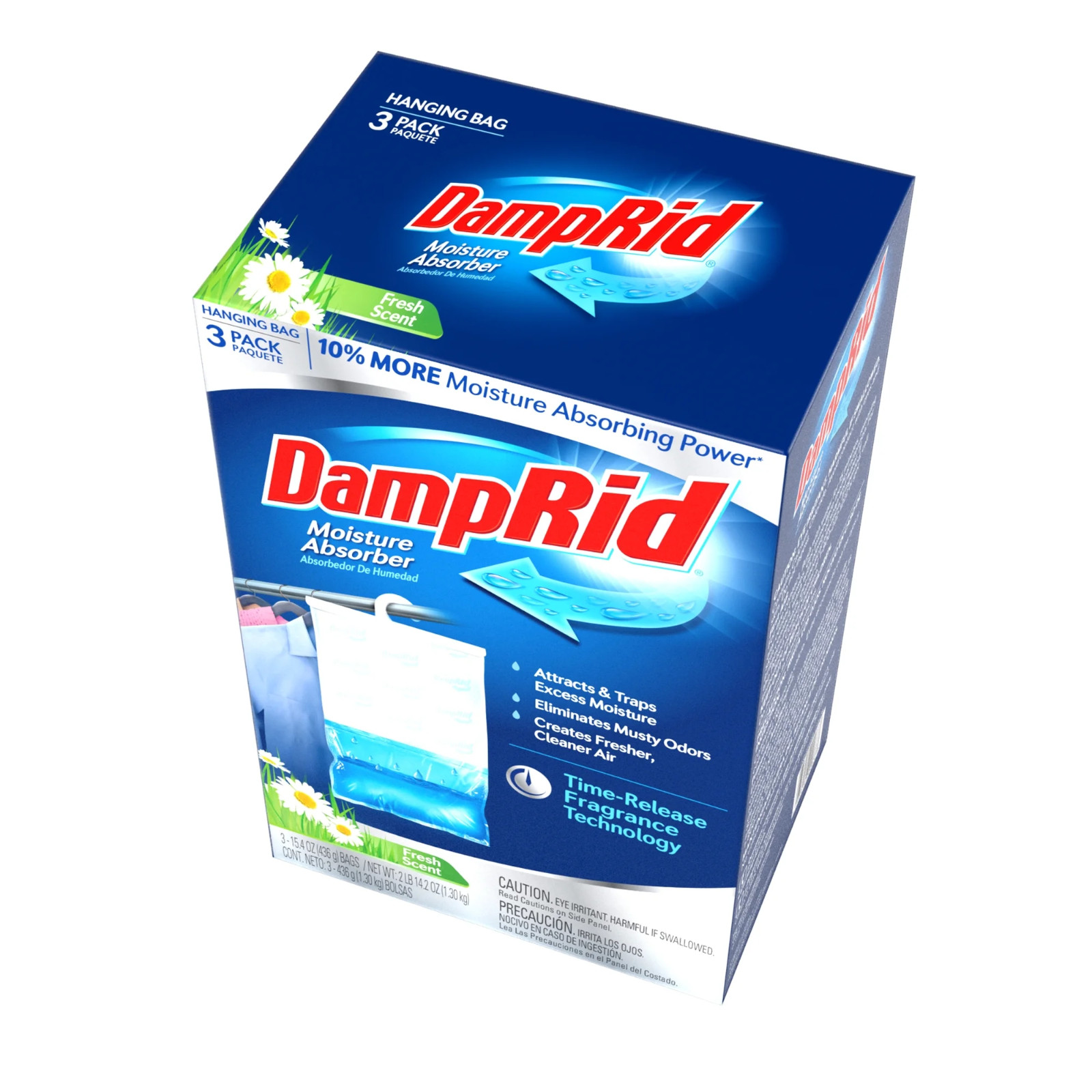 3-Pack DampRid 15.4 Oz. Fresh Scent Hanging Moisture Absorber