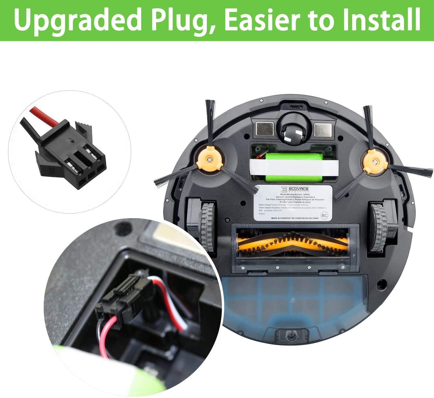 Replacement Battery for Ecovacs Deebot N79S 500 N79 Eufy RoboVac 11S 30