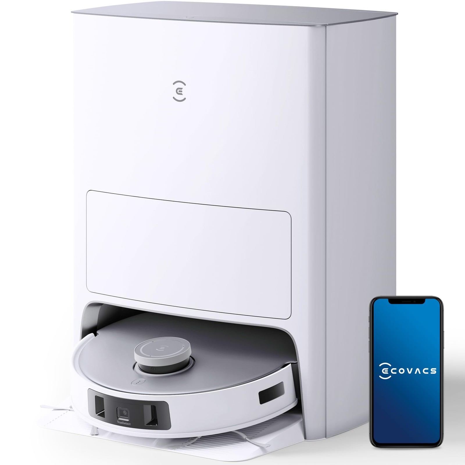 ECOVACS DEEBOT T20 Omni (DLX23) Robot Vacuum and Water Mop Washing-Drying White