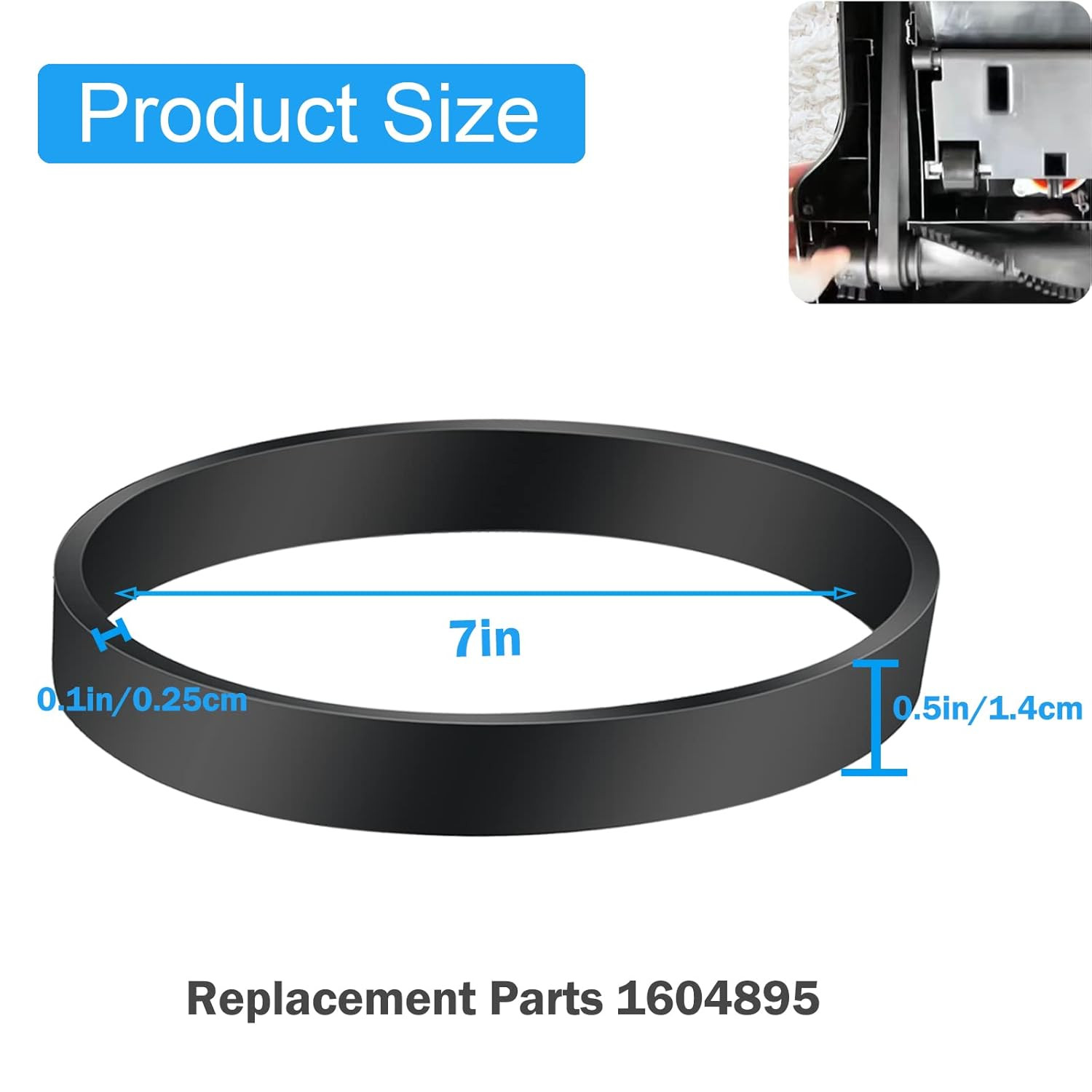 2 Pack Belts for Bissell PowerForce Compact 2112 2690 1520 23T7 1604895