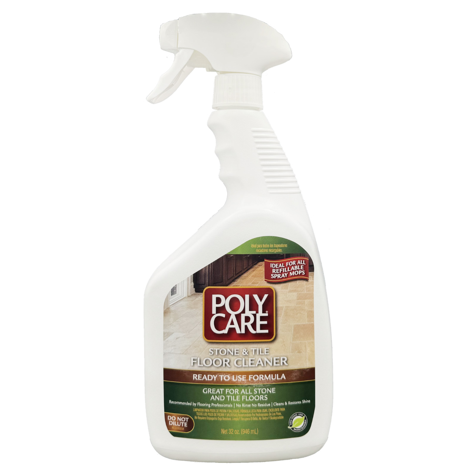 PolyCare Stone & Tile Floor Cleaner Refill Spray – 32 fl oz