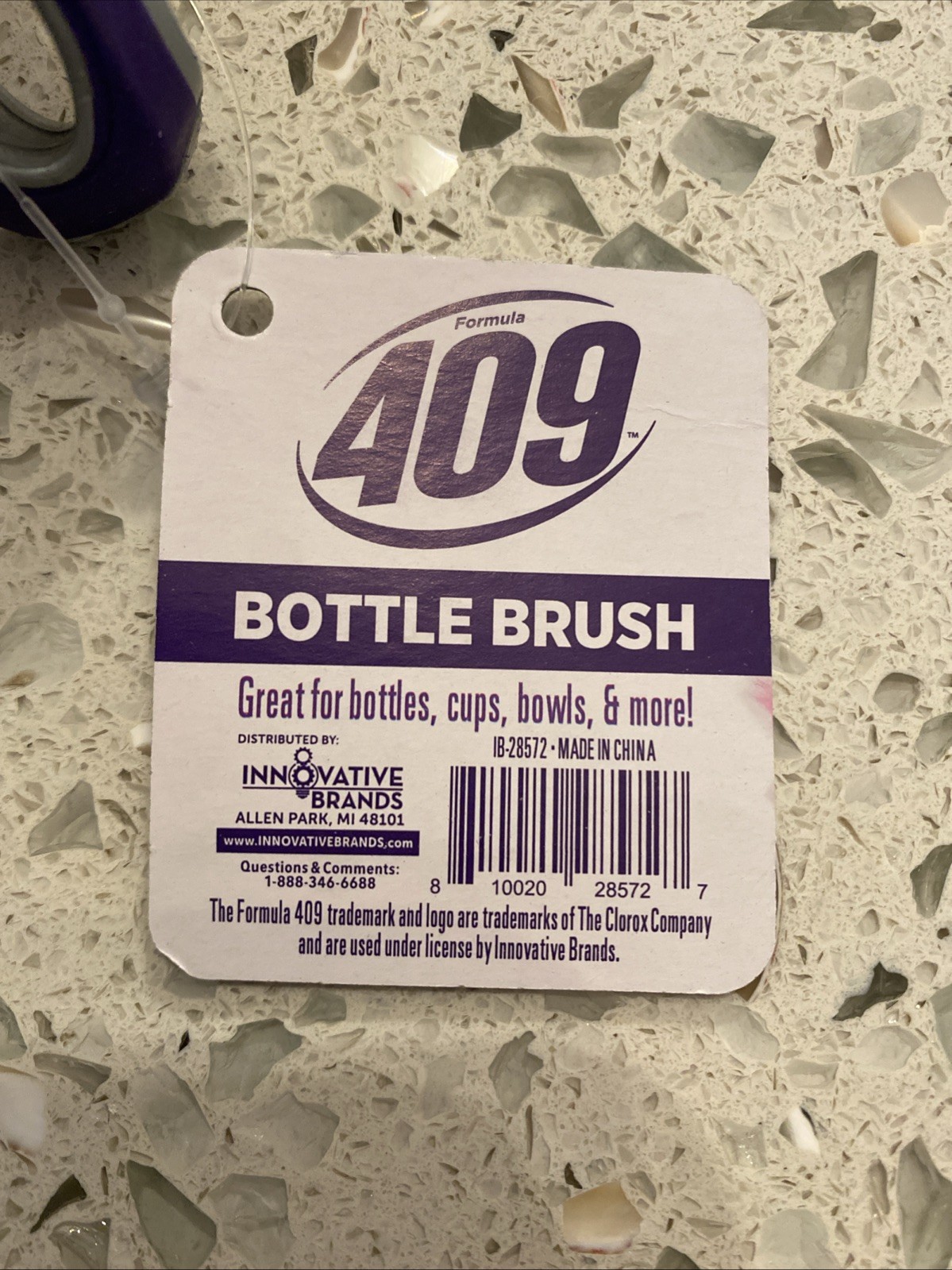 4pk Formula 409 Bottle Brush 12” Stiff Bristle