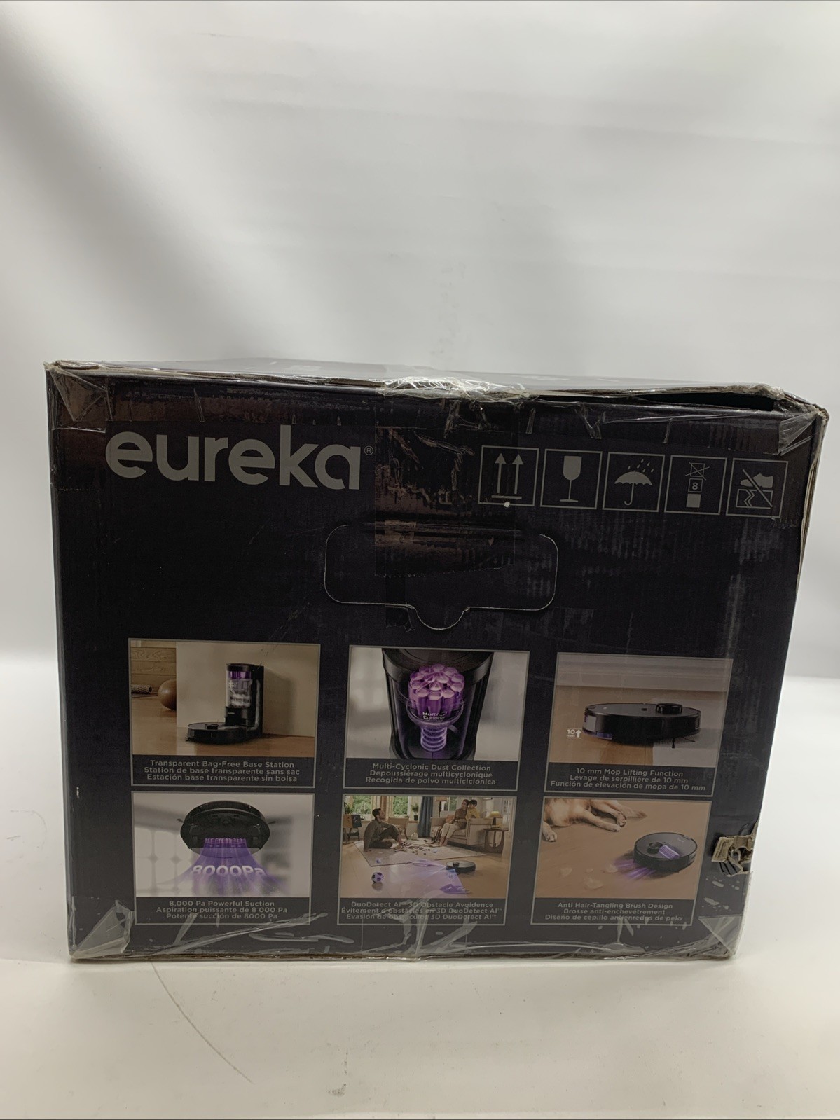 Eureka E20 Plus Robot Vacuum Cleaner Anti Hair-Tangling Brush 8000 Pa Suction